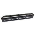 Ethernet 19-дюймовый 1U 12/24/48 порт amp cat6 патч-панель, патч-панель cat7 cat6 cat5e